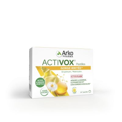Activox menthe eucalyptus 24 pastilles