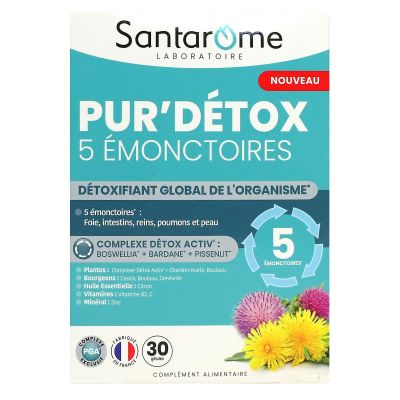 Pur Detox 5 emonctoires 30 gélules