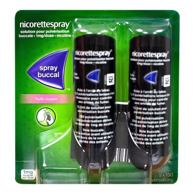 2 sprays buccaux 1mg fruits rouges 2x13ml