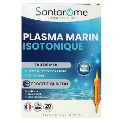 Plasma marin isotonique 20 ampoules