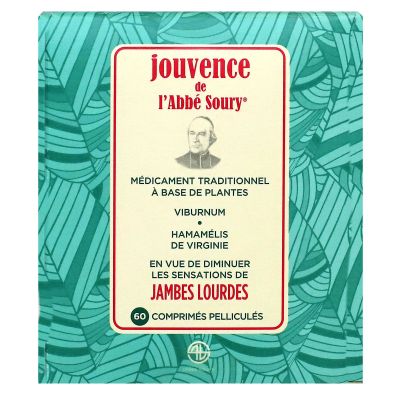 Médicament traditionnel aux plantes jambes lourdes 60 comprimés