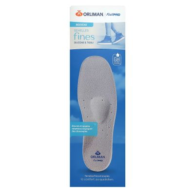 FeetPad semelles fines gel silicone et tissu taille 35/36