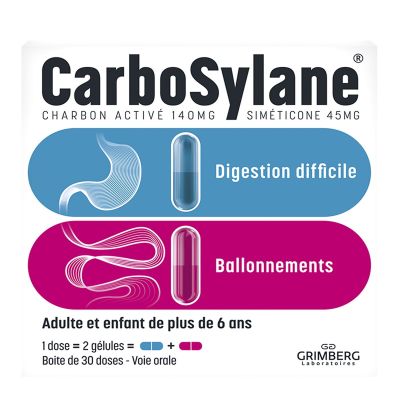 Carbosylane ballonnements gélules 30 doses