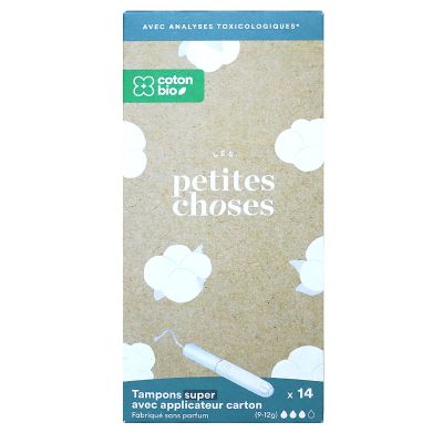 14 tampons avec applicateur Flux Super Plus 3 gouttes