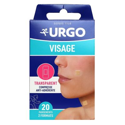 Visage 2 formats 20 pansements