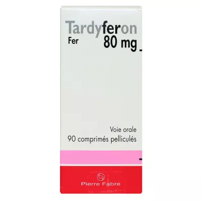 Tardyferon 80mg 90 comprimés pelliculés