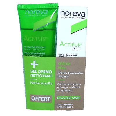 Actipur Peel serum intensif 30ml + gel nettoyant 100ml offert