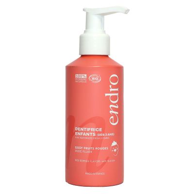 Dentifrice gel fluor fruits rouges 175g