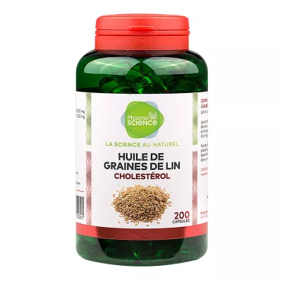 Huile de graines de lin 200 capsules