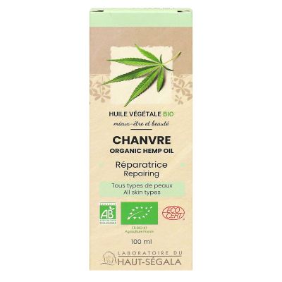 Huile végétale de chanvre biologique 100ml