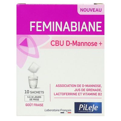 Feminabiane CBU D-Mannose goût fraise 10 sachets à diluer