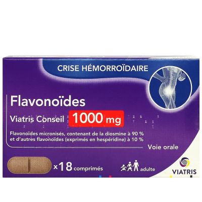 Flavonoides 1000mg 18 comprimés