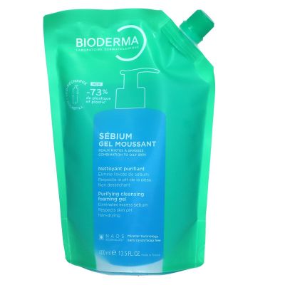 Sebium gel moussant nettoyant purifiant eco-recharge 400ml