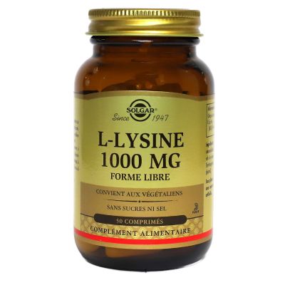L-Lysine 1000mg 50 comprimés