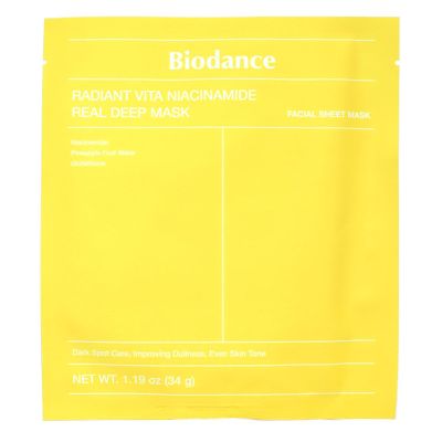 Radiant Vita Niacinamide 1 lingette masque facial 34g