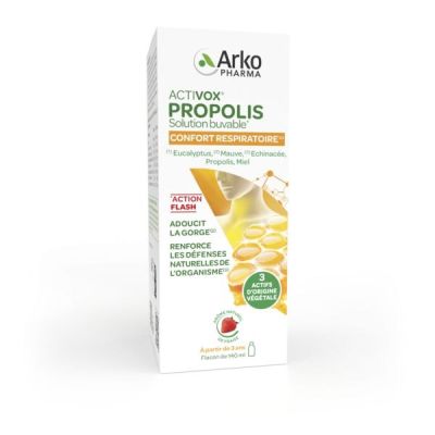 Activox propolis sirop confort respiratoire 140ml