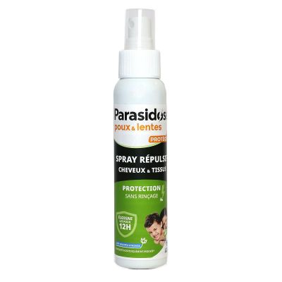 Spray répulsif poux et lentes 2en1 cheveux et tissus 100ml