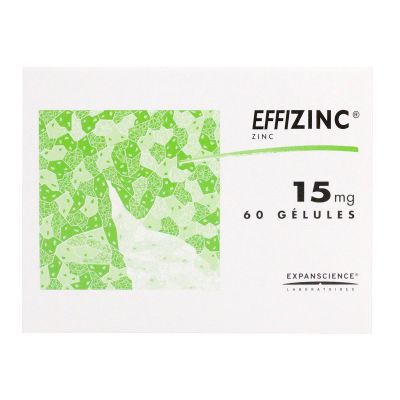 Effizinc 15mg gélules