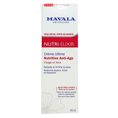 Nutri-Elixir creme Ultime Nutrition anti-âge visage yeux 45ml