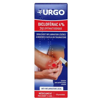 Diclofenac 4% solution pour pulverisation cutanée 125 pressions