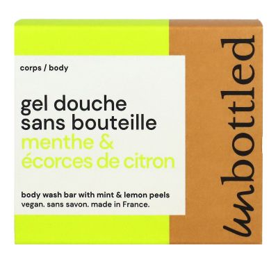 Gel douche solide menthe citron 110g