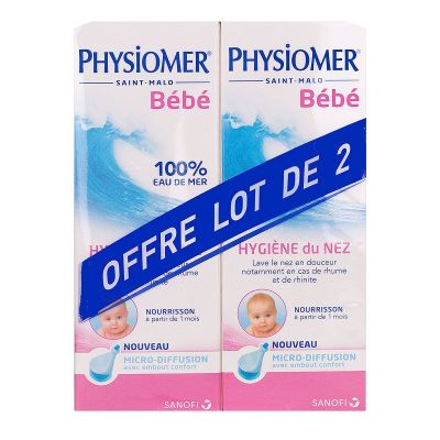 Hygiène du nez nourrissons 2x115ml