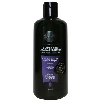 Shampoing cheveux texturés huiles marula et coco cheveux bouclés 500ml