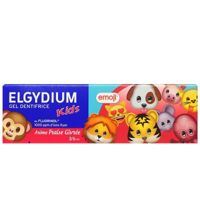 Kids Emoji dentifrice protection caries fraise 3/6 ans 50ml