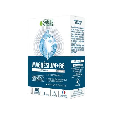 Magnésium+B6 3 formes 360mg 60 comprimés