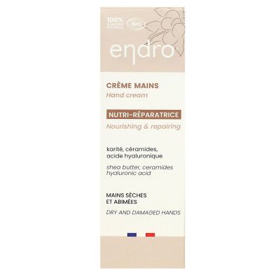 Creme mains Nutri-réparatrice karité, ceramides acide hyaluronique 50ml