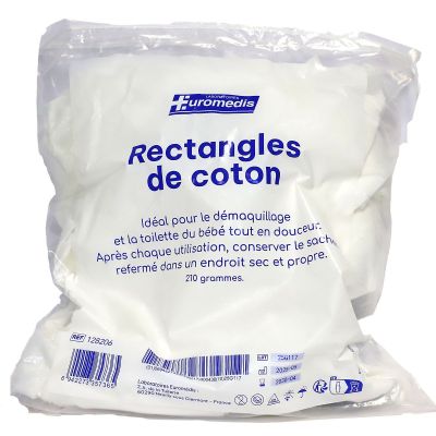 Rectangles de coton 8x10cm 210g