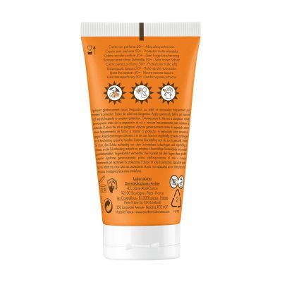 Crème sans parfum hydratation 8h SPF50+ peau sensible 50ml