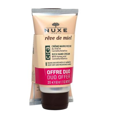 Reve de miel Cica creme mains riche 2x50ml