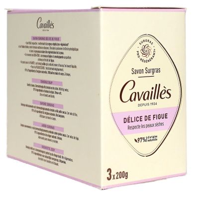 Savons surgras nectar de figue 3 x 200g