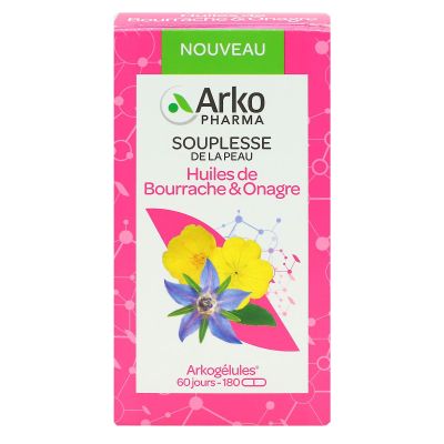 Huile onagre et bourrache 180 gélules