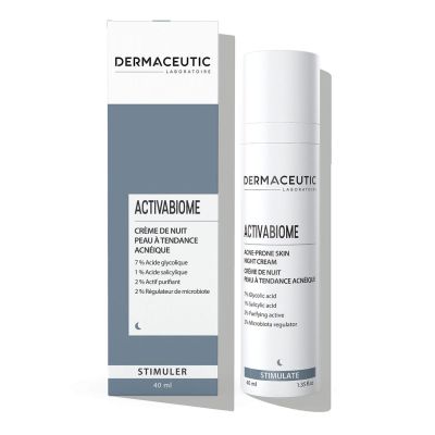 Activabiome crème nuit peau tendance acnéïque Stimuler 40ml