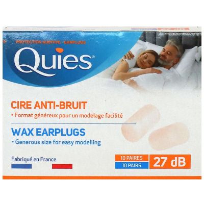10 paires protection auditive cire anti-bruit