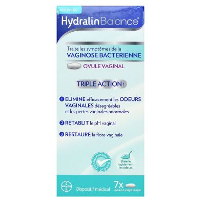 Balance vaginose bactérienne 7 ovules vaginaux