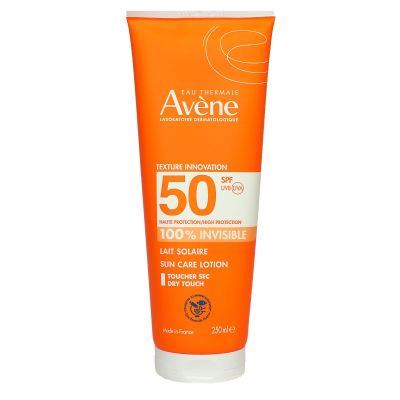 Solaire très haute protection lait toucher sec SPF50+ 250ml