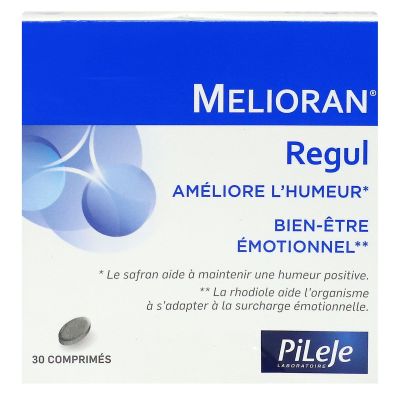 Melioran Regul améliore l'humeur bien-être émotionnel 30 comprimés
