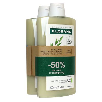 Avoine shampoing extra-doux tout cheveu 2x400ml
