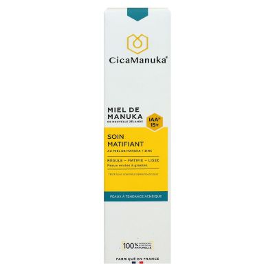 Soin matifiant visage miel de Manuka 40ml