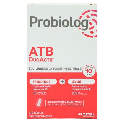 ATB DuoActif équilibre flore intestinale 10 gélules