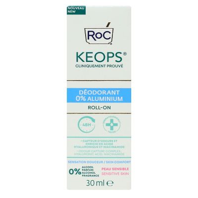 Keops déodorant à bille 0% aluminium roll-on 30ml