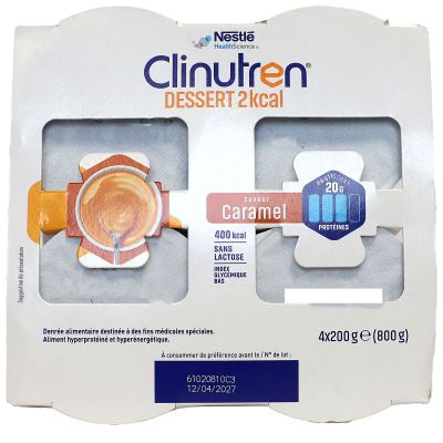 Clinutren dessert HP-HC caramel 4x200g