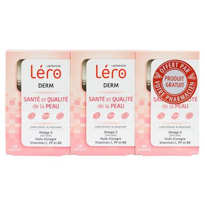 Derm santé de la peau 3x30 capsules