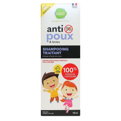 Shampoing anti-poux et lentes 100ml