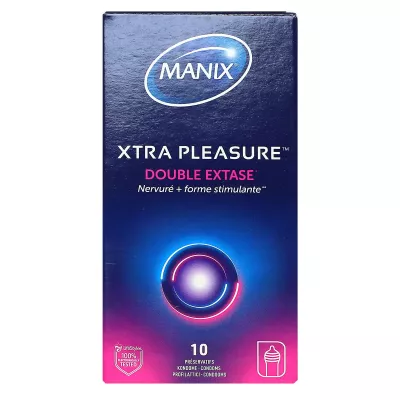 Xtra Pleasure double extase 10 préservatifs