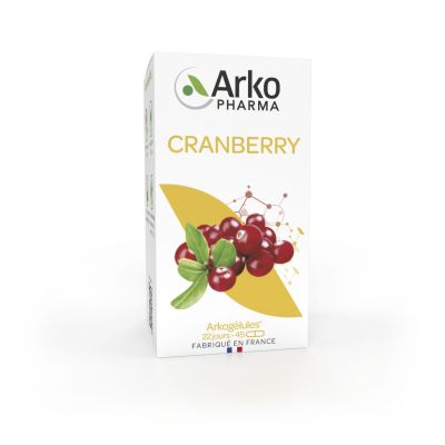 Arkogélules cranberryne canneberge 45 gélules