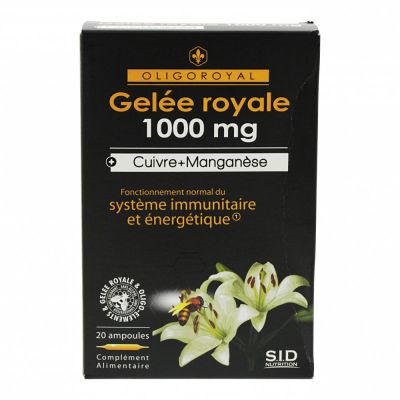 Gelée royale Cu Mn 20 ampoules